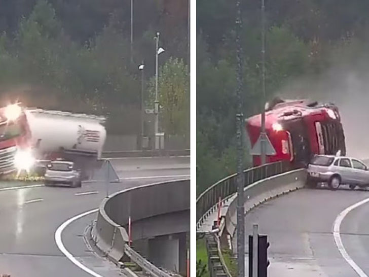 (VIDEO) Kamion se srušio s vijadukta visine 20 metara, vozač je izgubio život!