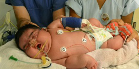 Prirodnim putem rođena beba od 6 kg