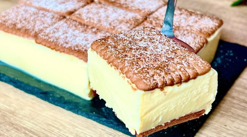 Ako imate jogurt i keks napravite ovaj KOLAČ za 10 minuta: Kremast i tako ukusan