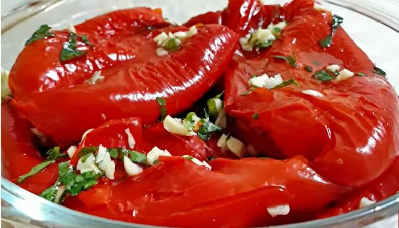 Paprike sa bijelim lukom gotove za 15 minuta