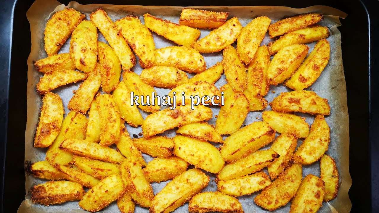 NAJUKUSNIJI HRSKAVI KROMPIR IZ RERNE BRZO I LAKO