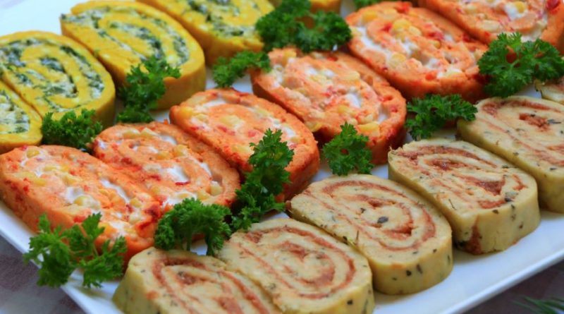 Nepečeni slani rolati za slave i praznike: Tri posna rolata od jedne smese (Video)