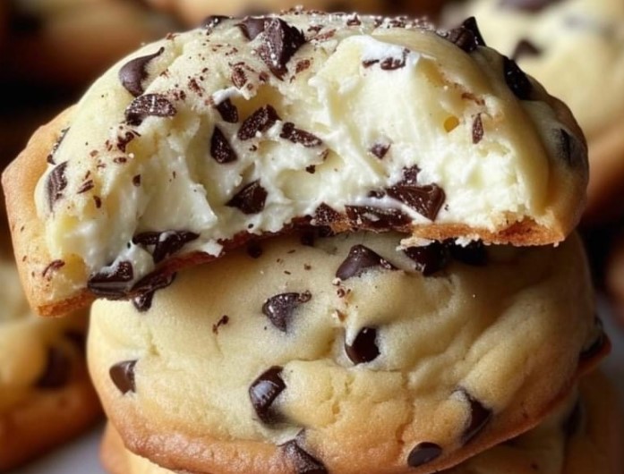 Recept za Kolačiće s Komadićima Čokolade i Krem Sirom