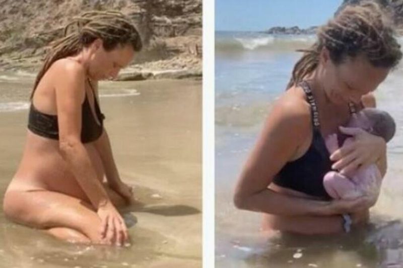 OVO SE NE VIĐA SVAKI DAN- Porodila se sama u okeanu- Snimak bebe rođene dvije sekunde prije se viđa jednom u životu- ZBOG OVOGA SU MAJKU ŽESTOKO NAPALI (VIDEO)