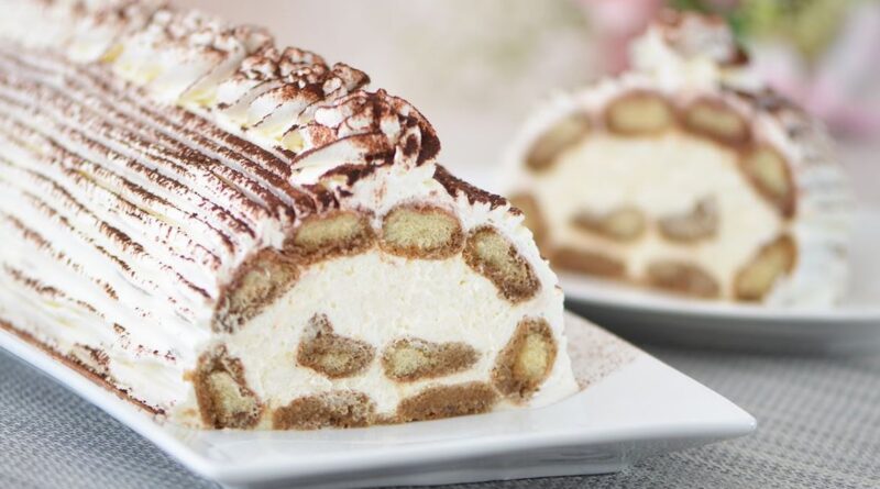 Najbrži kolač! Svi prave ovaj TIRAMISU ROLAT sa piškotama – kremast, lagan i ukusan…